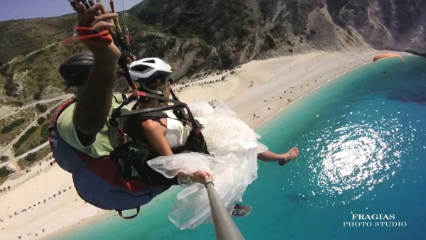 Video After Wedding Paraglide