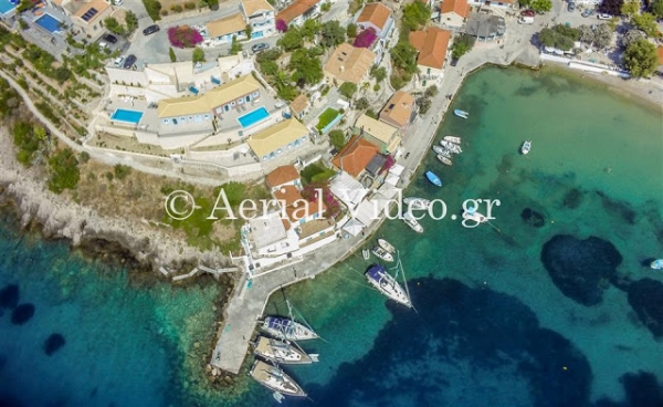 Aerial photography in Assos Kefalonia